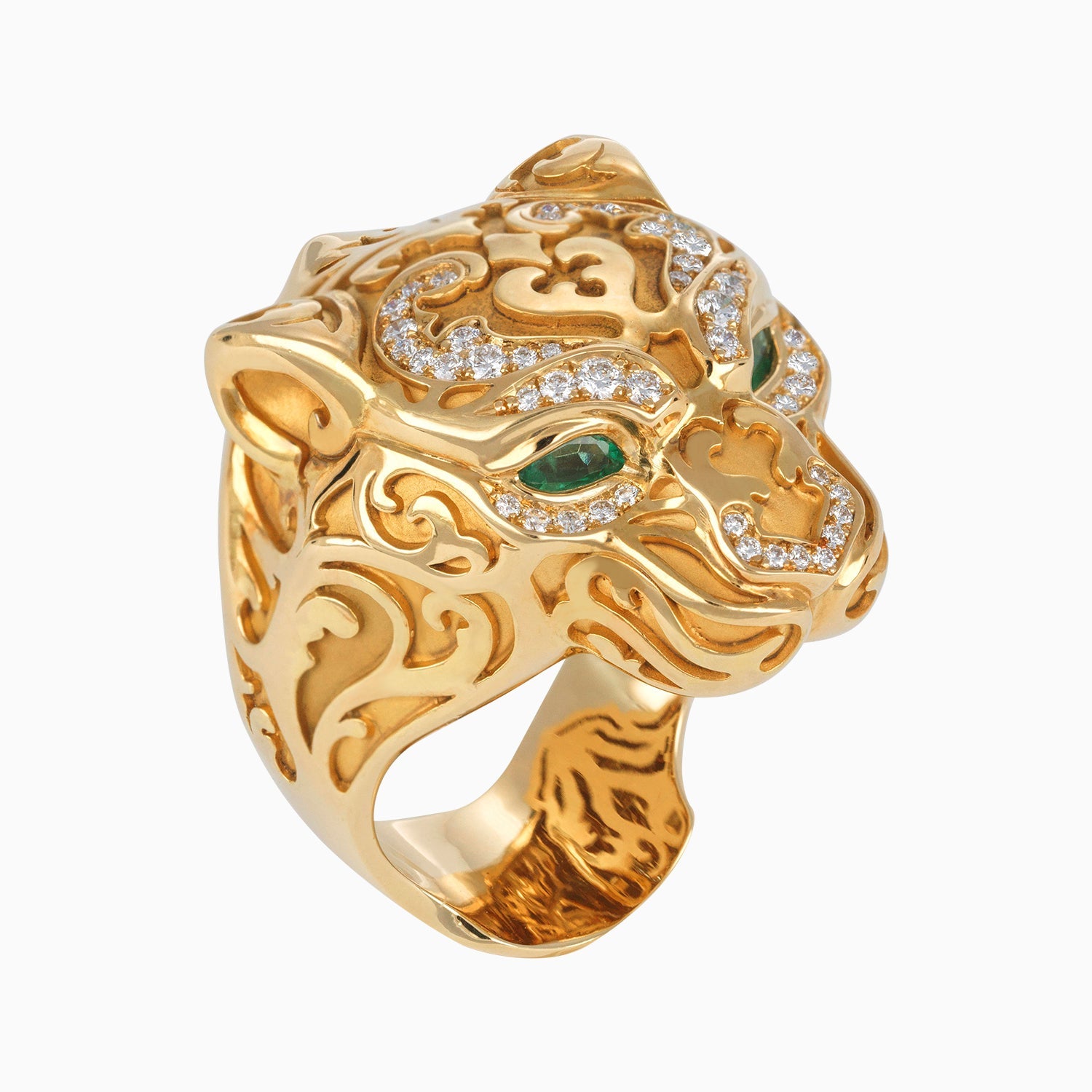 "Zoraia Maxi" Ring 18k Yellow Gold Carrera y Carrera