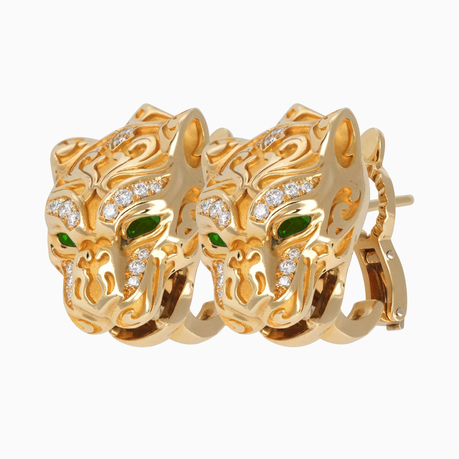 Zodaria Maxi Earrings" 18k Yellow Gold + Case