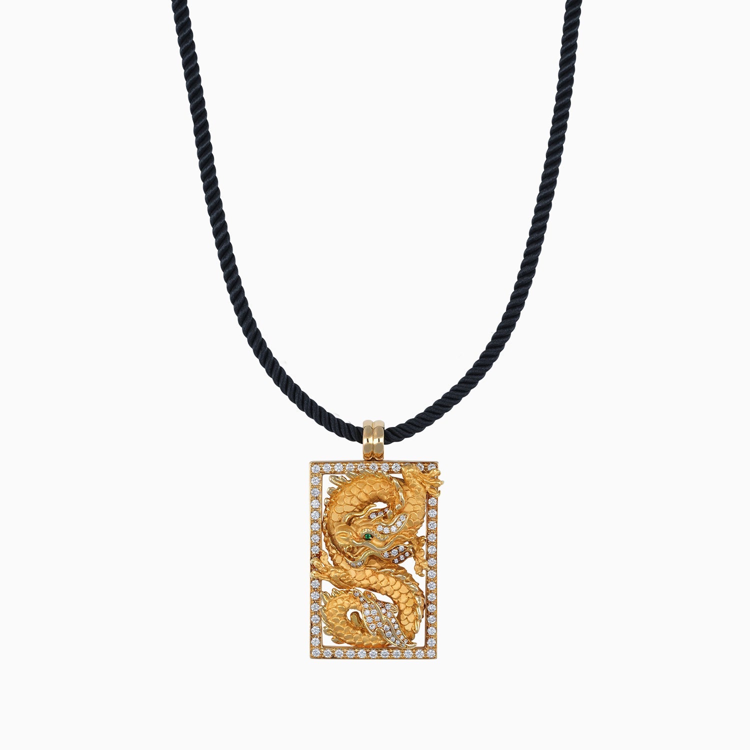Dragon mgt 18k Yellow Gold Chain + Case