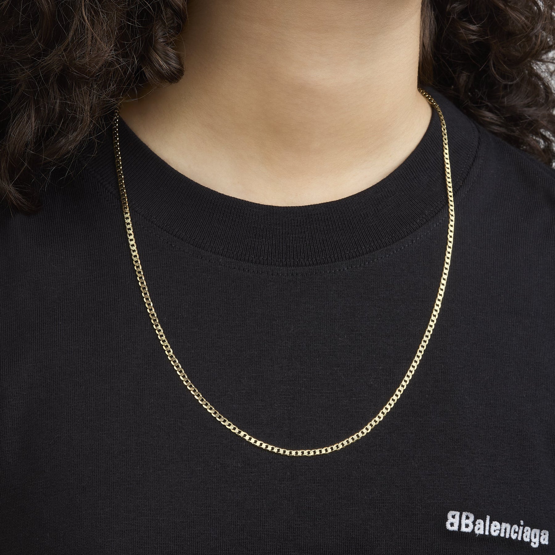 14K Stamped Curb Chain + Case