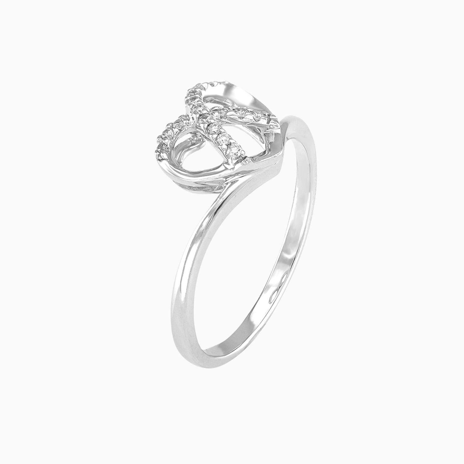 14k Gold Ring with Diamonds