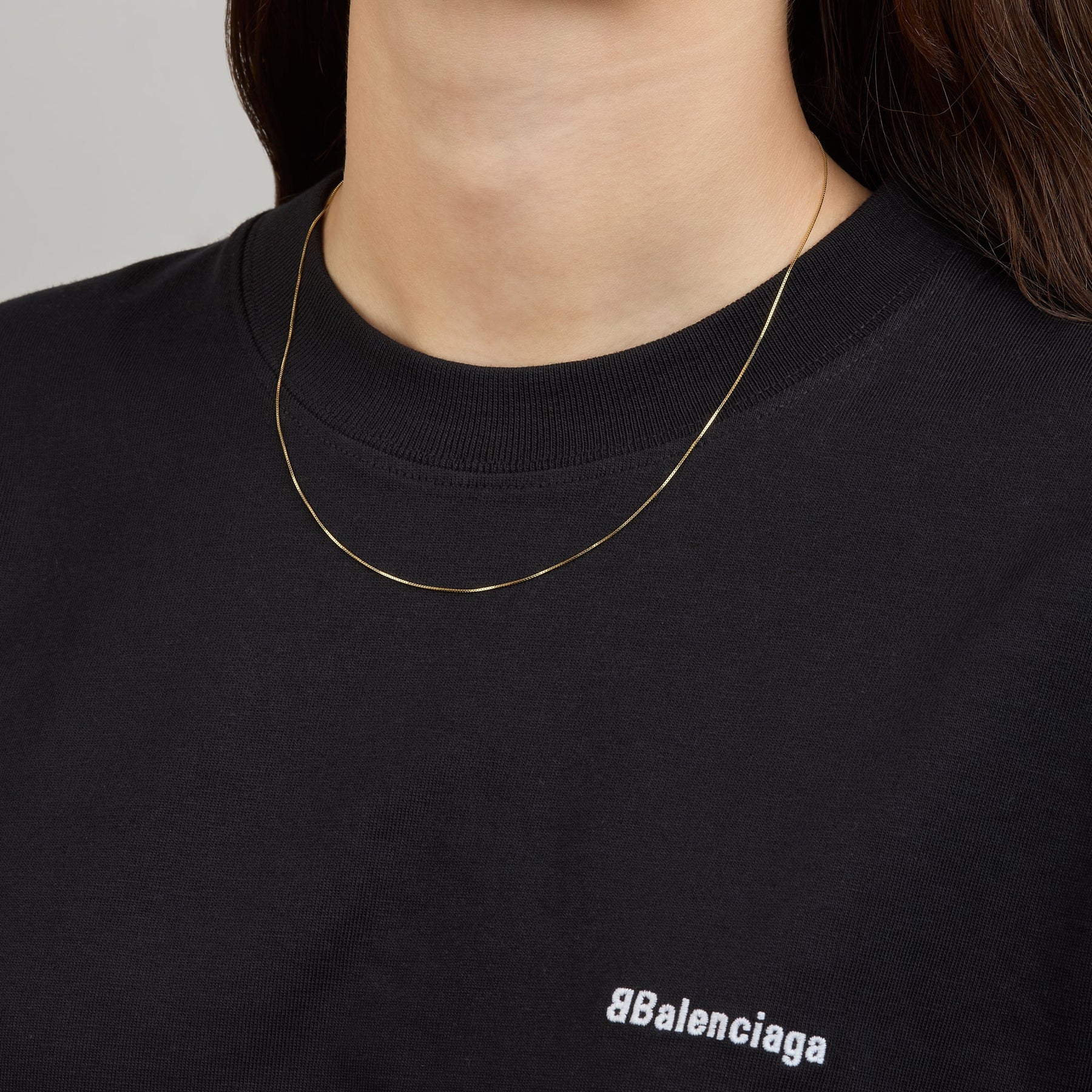 Cadena Tejido Caja 14K Oro Amarillo + Estuche