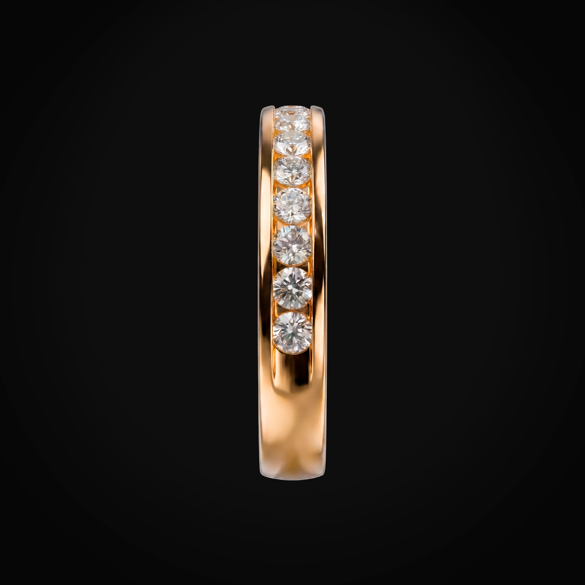 Anillo 14k Media Churumbela 2 Biceles Oro + Estuche