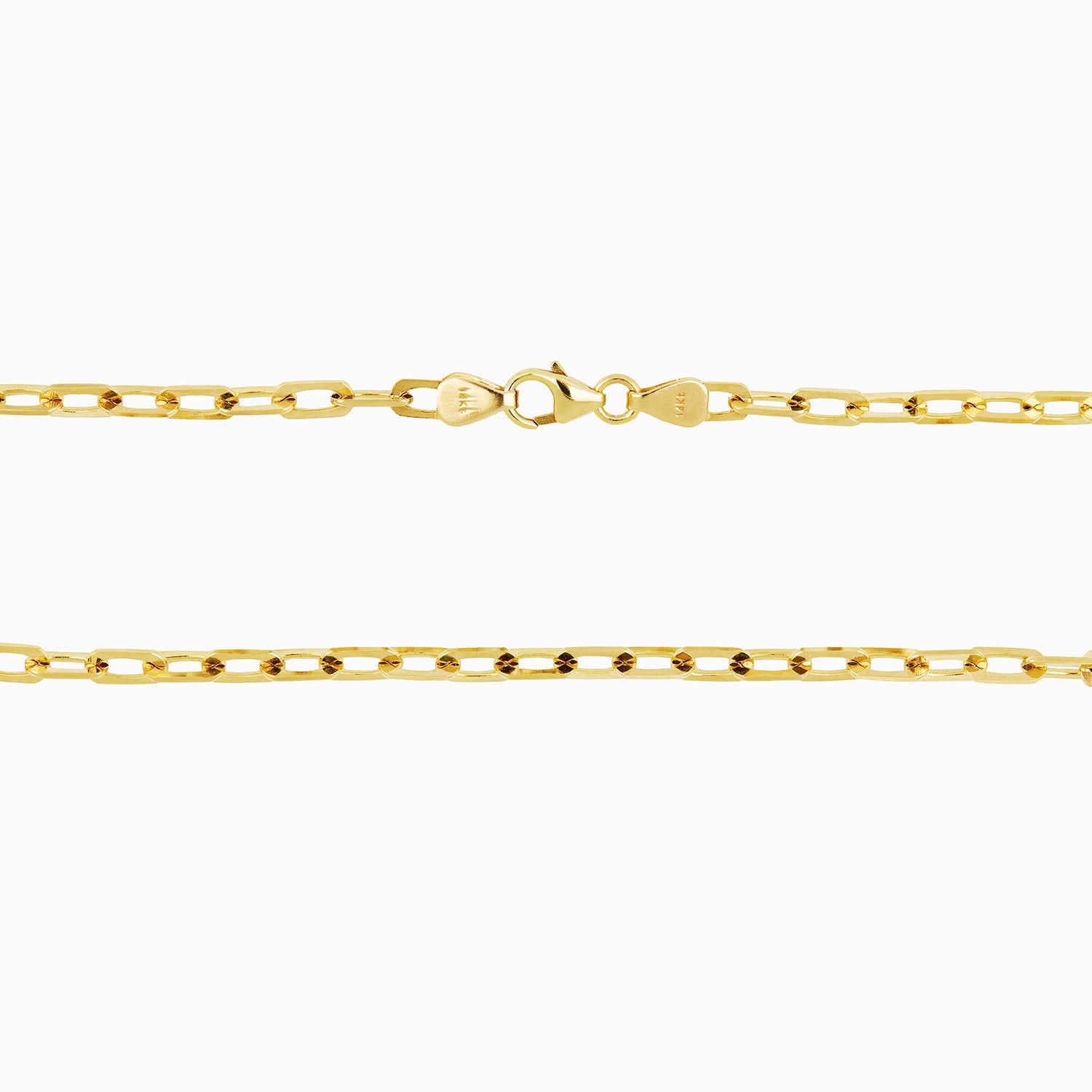 14k Gold Chain Woven Anchor