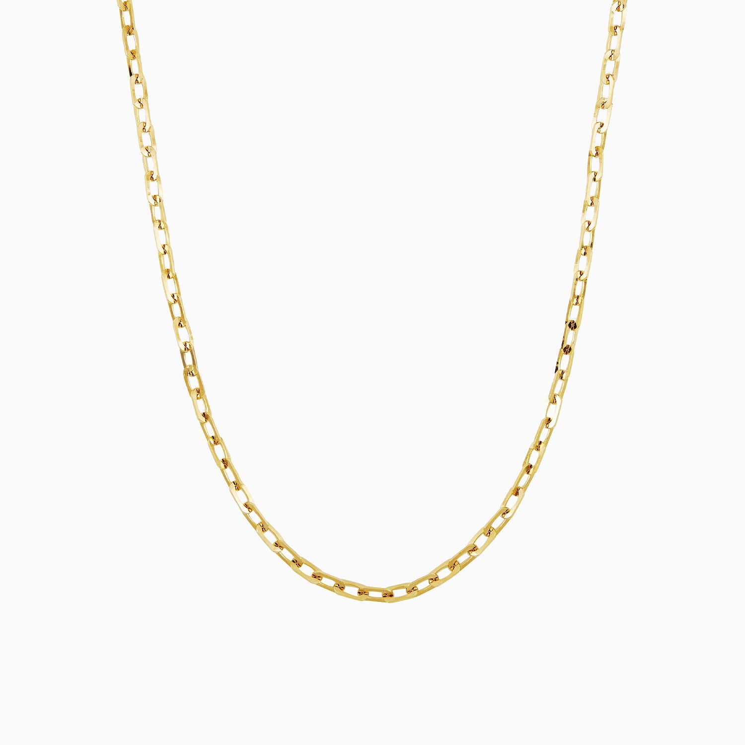 14k Gold Chain Woven Anchor