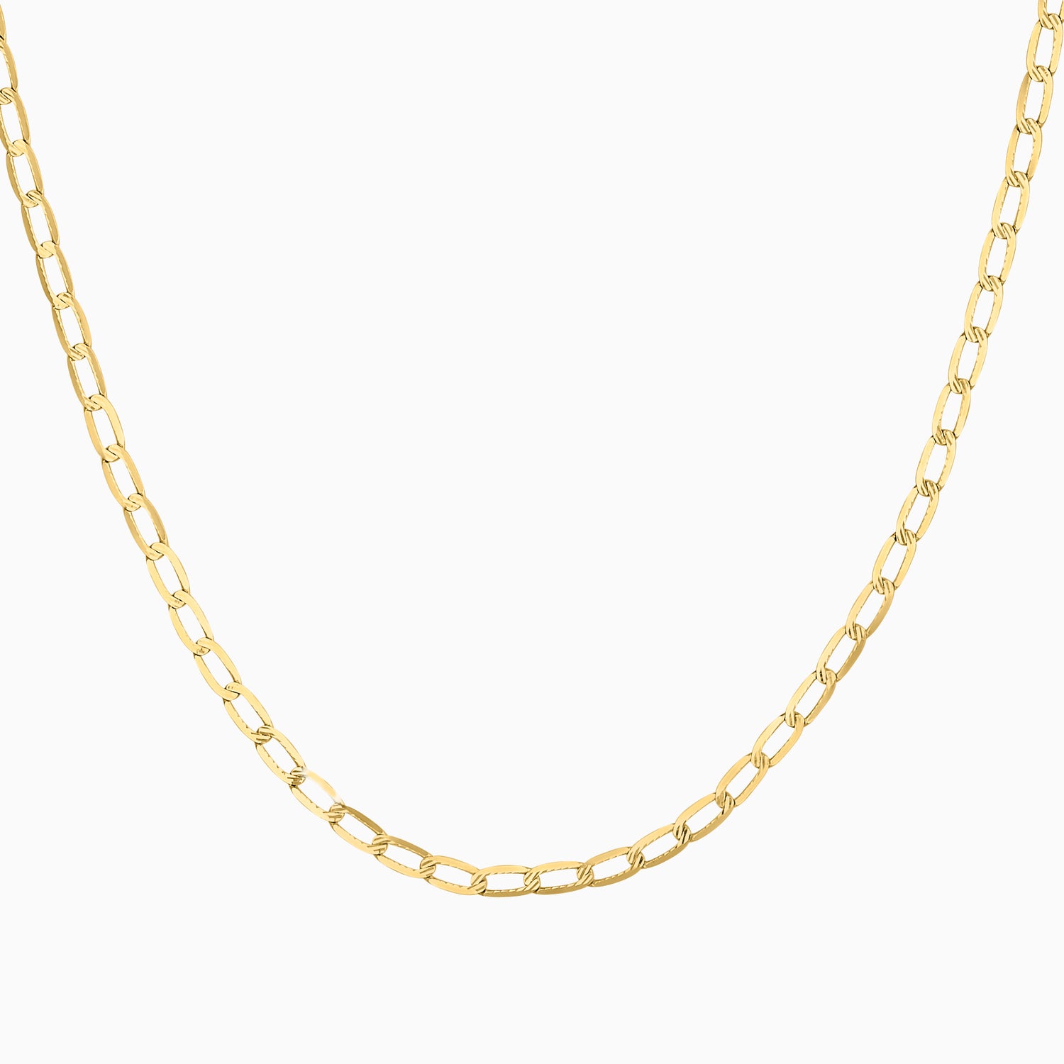 Cadena Tejido Ancla 14K Oro Amarillo + Estuche