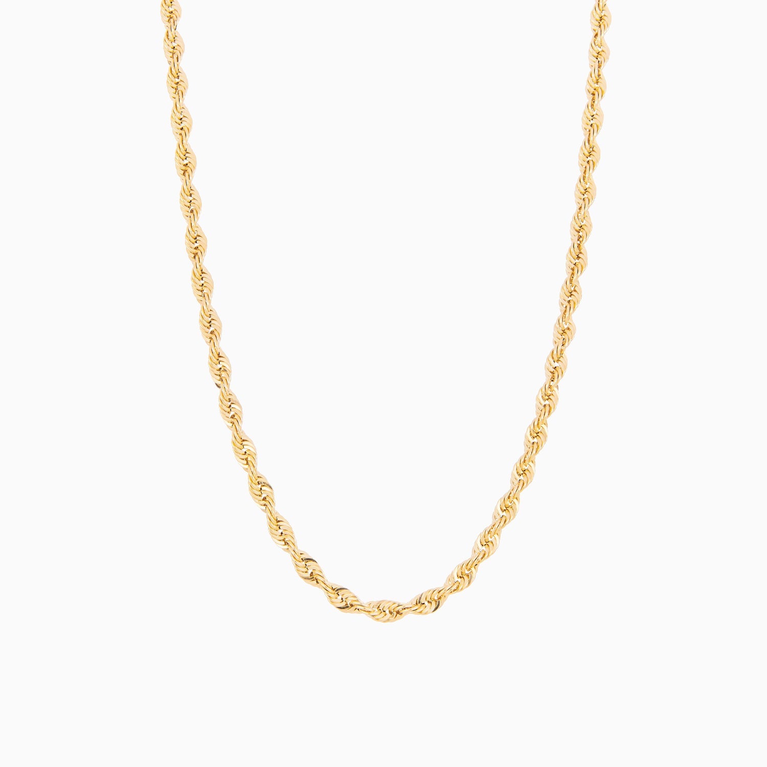14k Gold Chain Woven Twisted