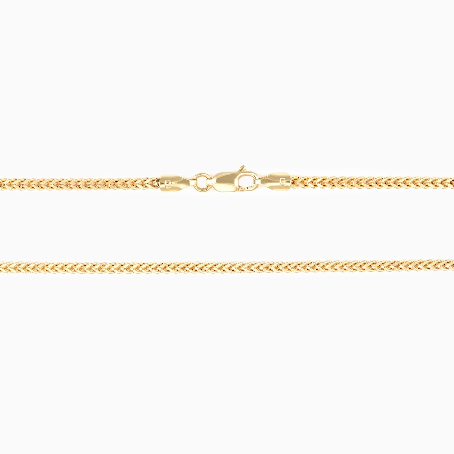 Cadena de Oro Amarillo 14k Tejido Franco