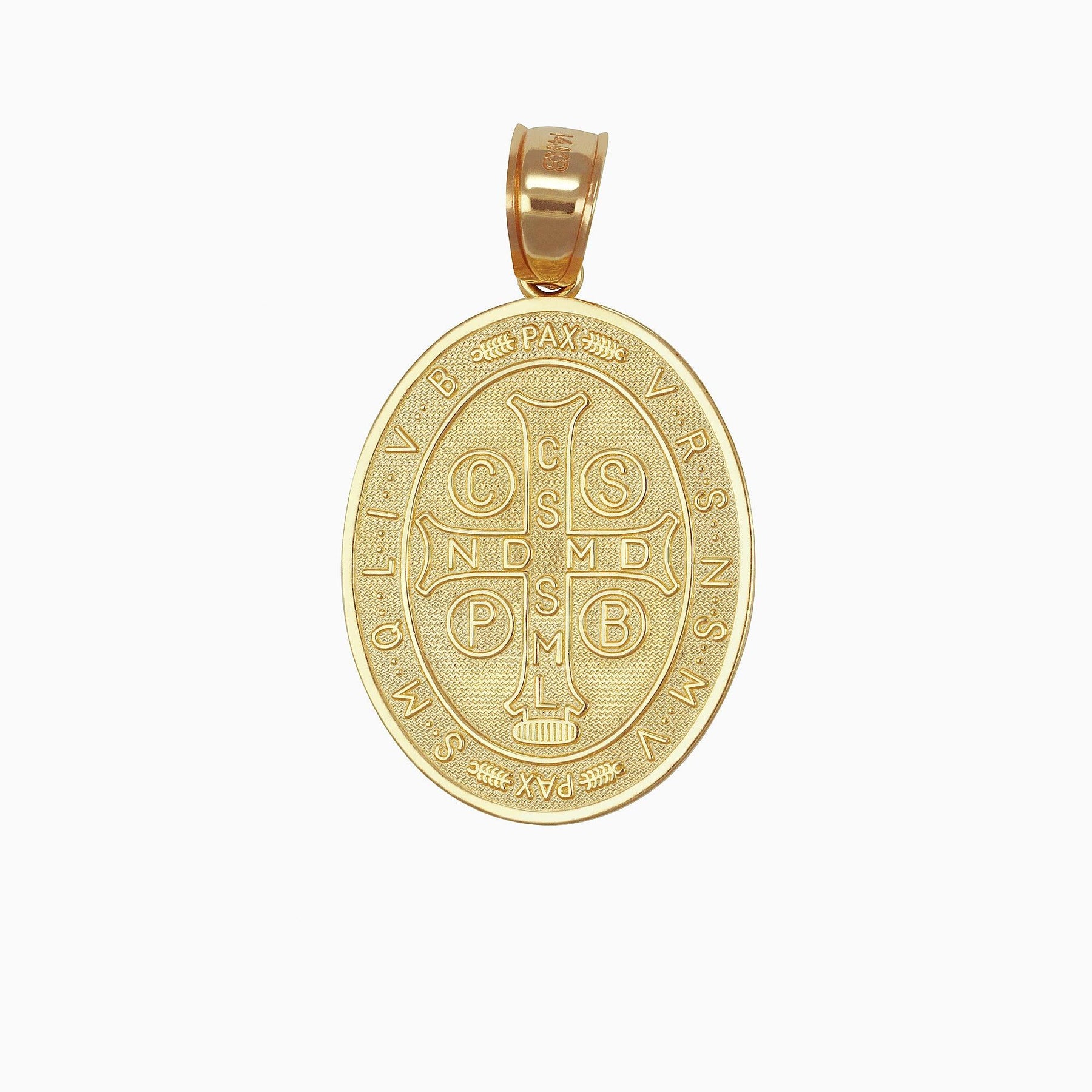 Saint Benedict Pendant 14k Yellow Gold