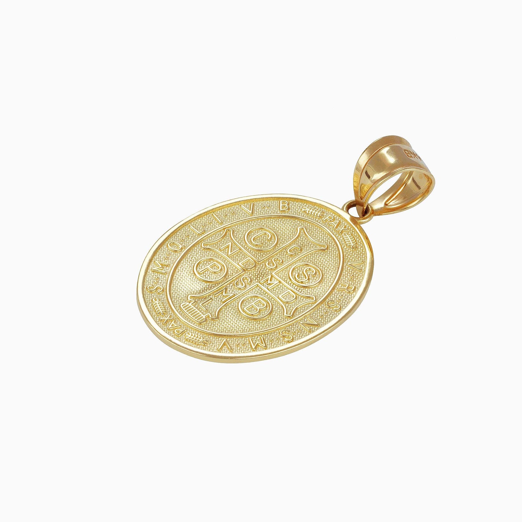 Saint Benedict Pendant 14k Yellow Gold