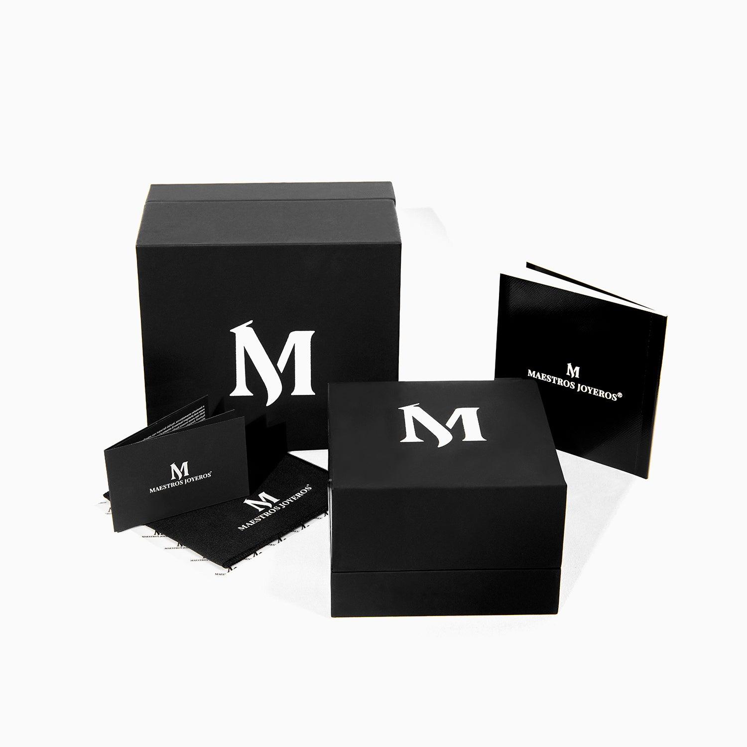 Broqueles Corona Oro Amarillo 14k con Circonias