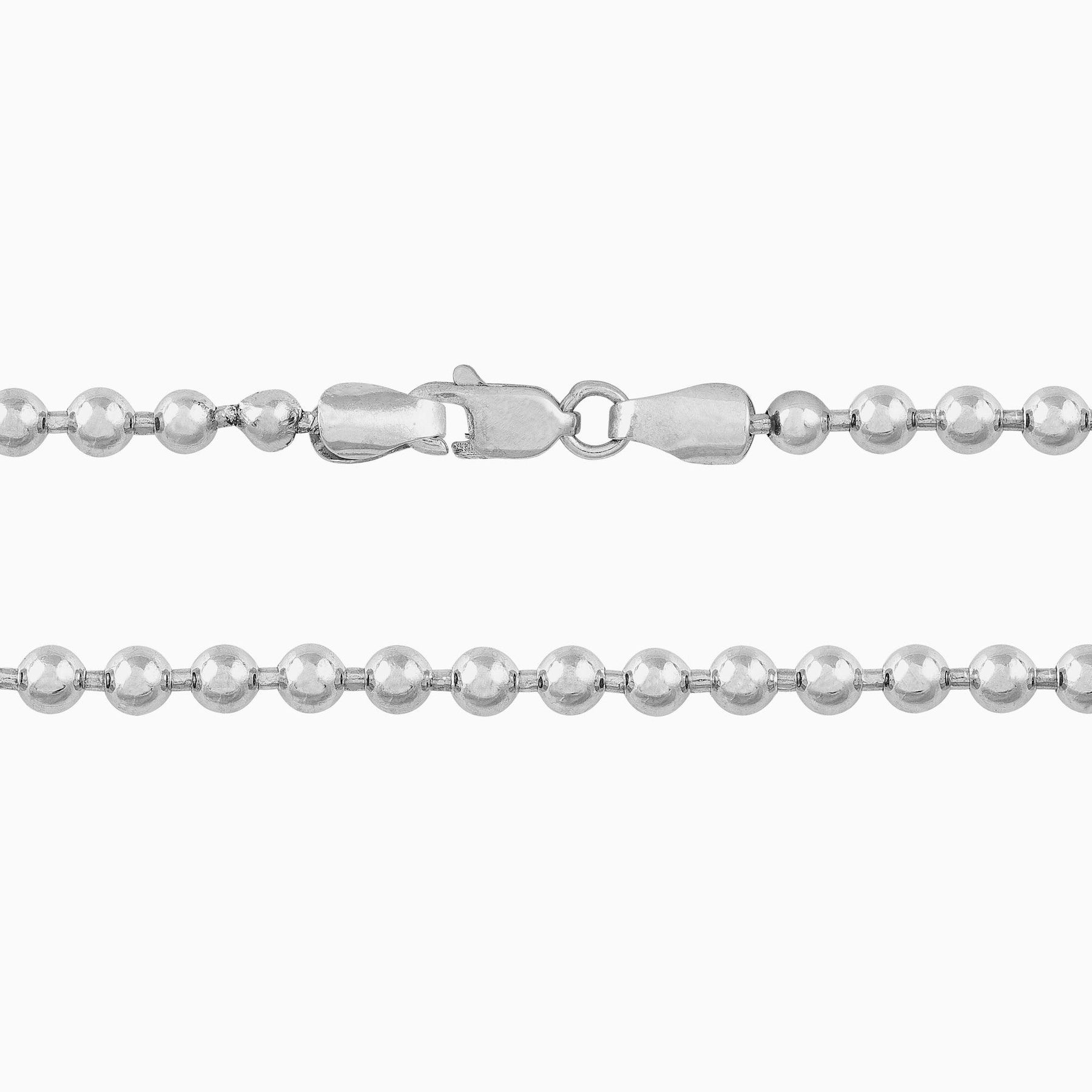 14k White Gold Military Bracelet