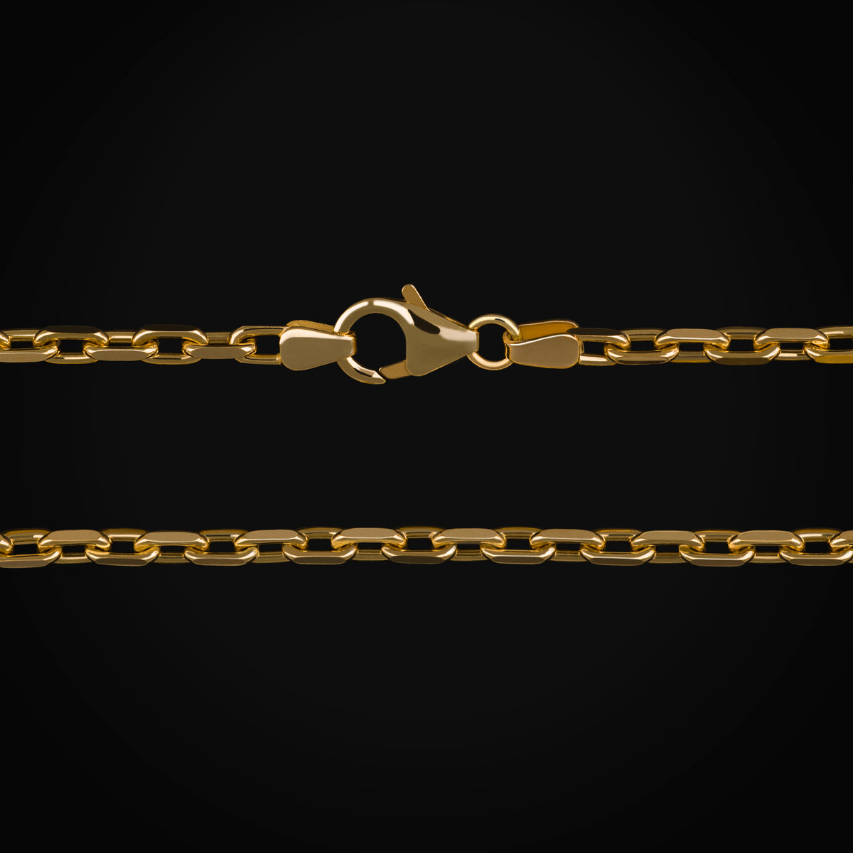 Pulso Ancla 14k Oro Amarillo + Estuche | esclava de oro | Maestros Joyeros