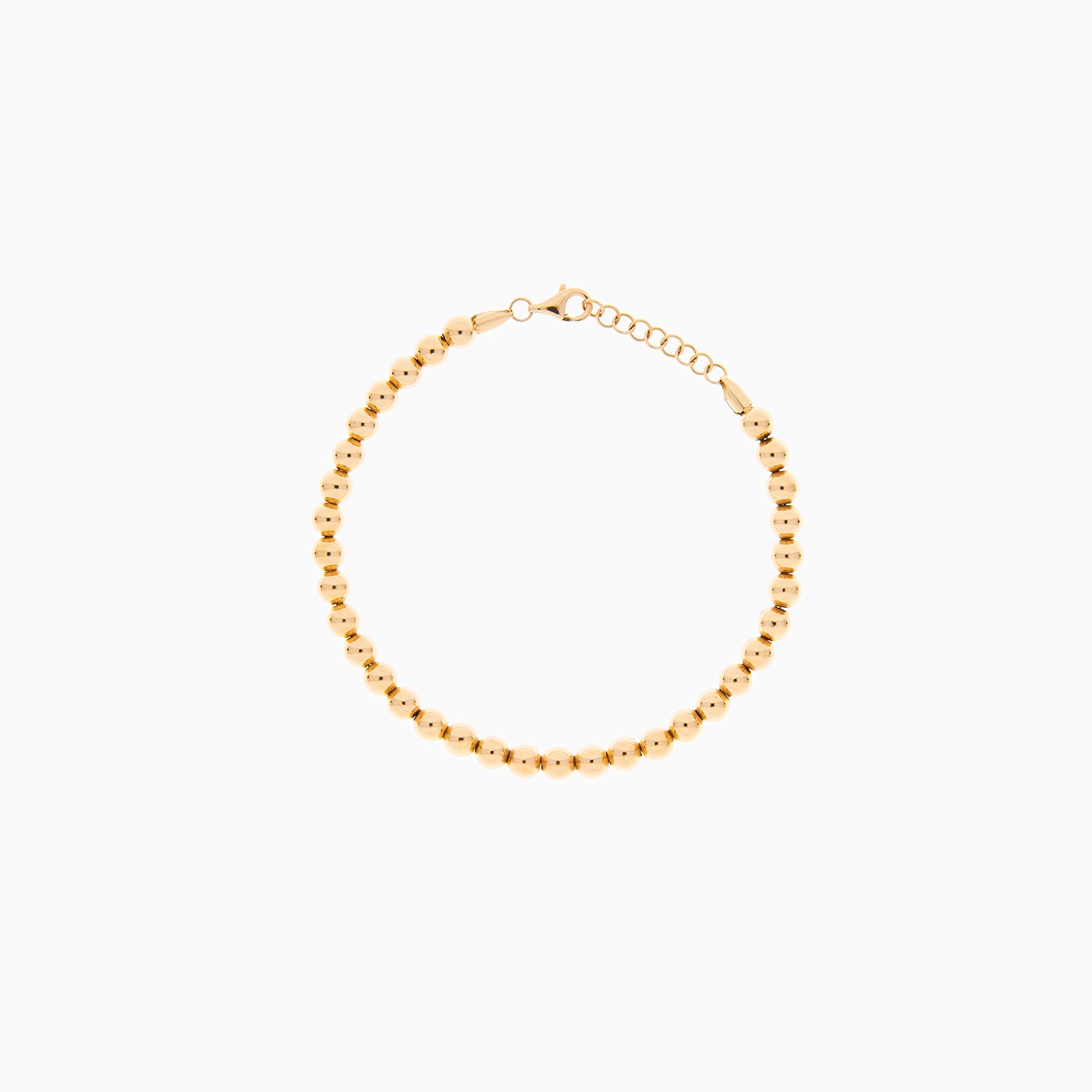 Pulso Oro 14k Tejido Bola
