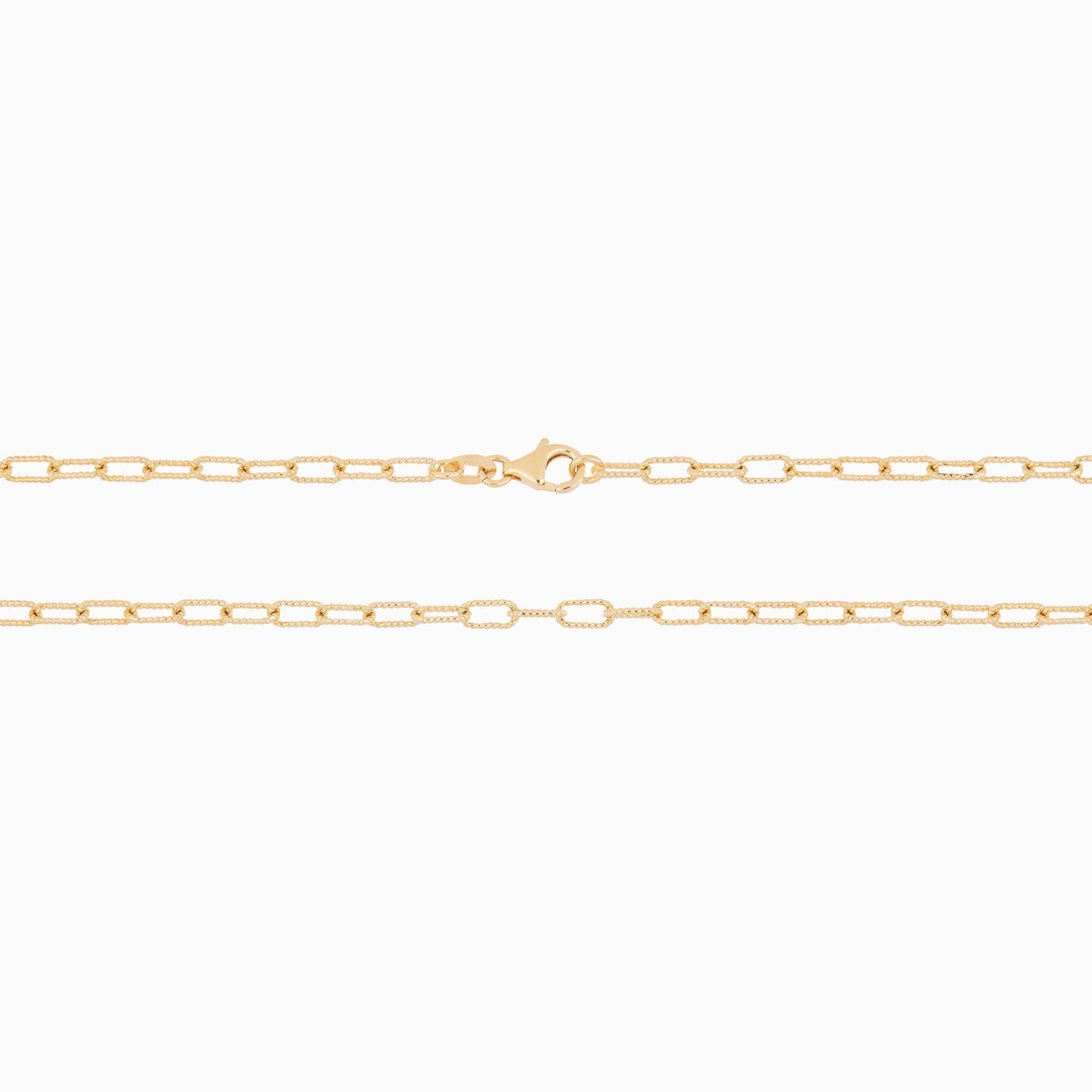 Cadena de Oro 14k Tejido Ancla (Tipo Rolo)