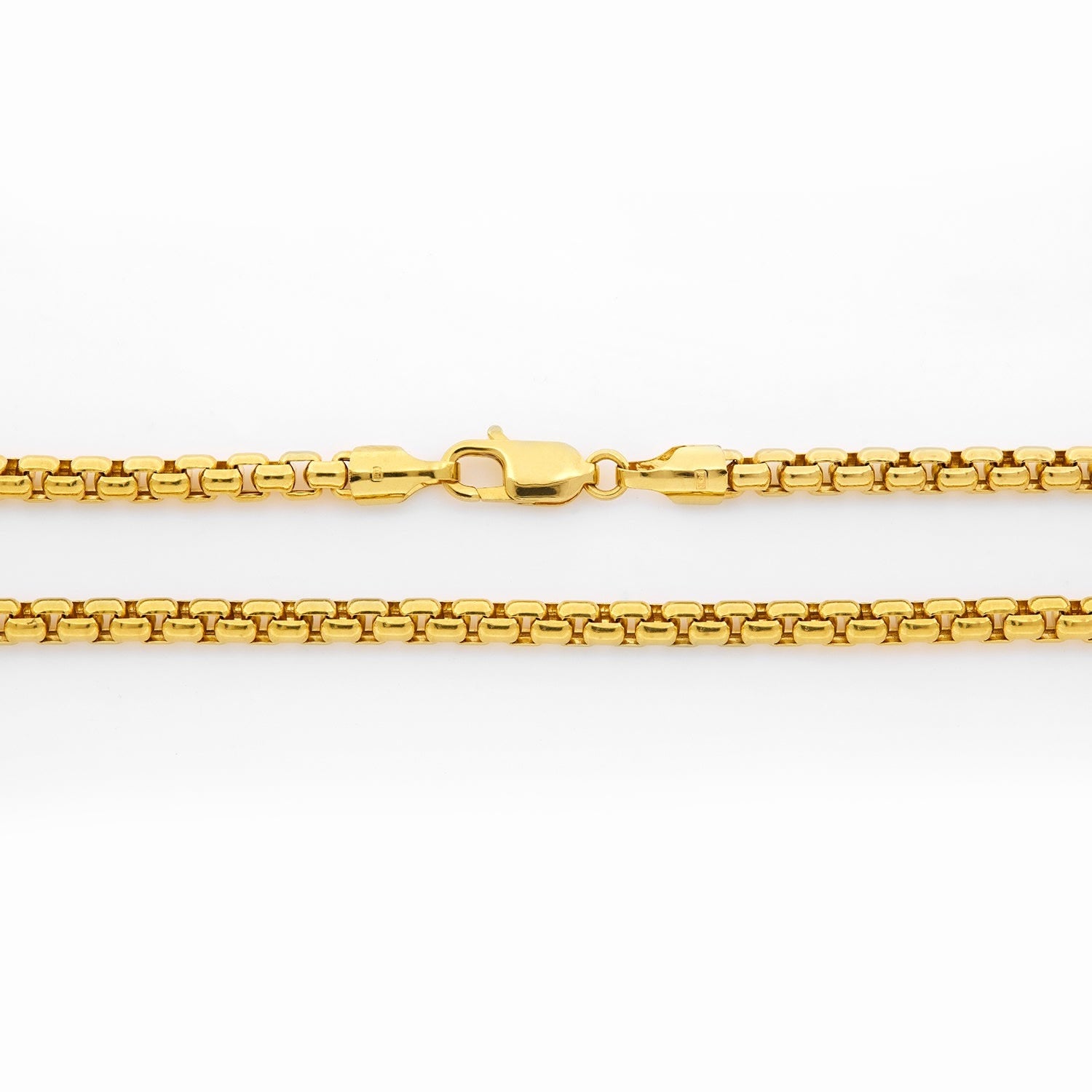 Cadena de Oro 14k Tejido Hollow Box