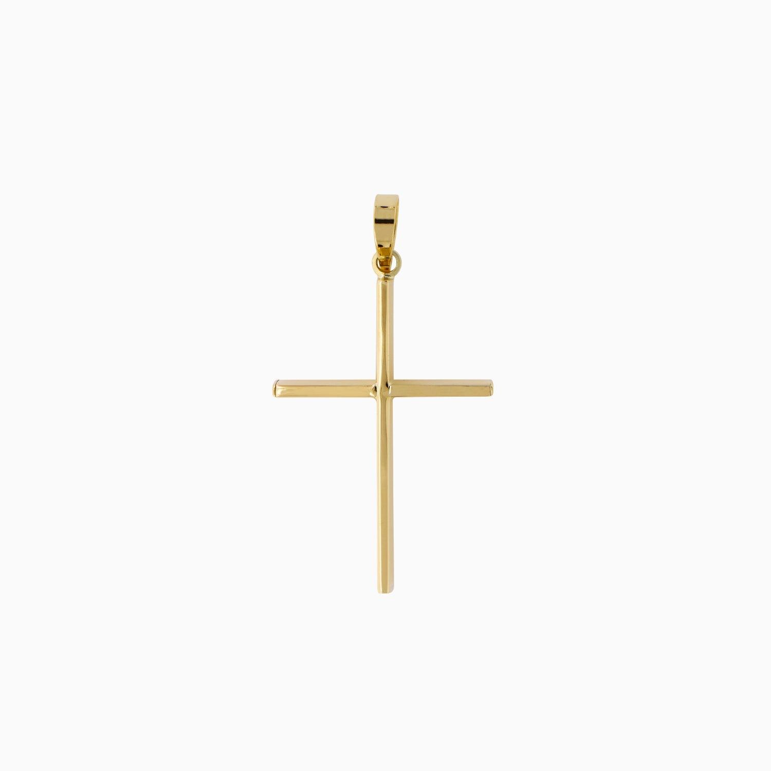 Dije Cruz Ultraligera Oro 14k