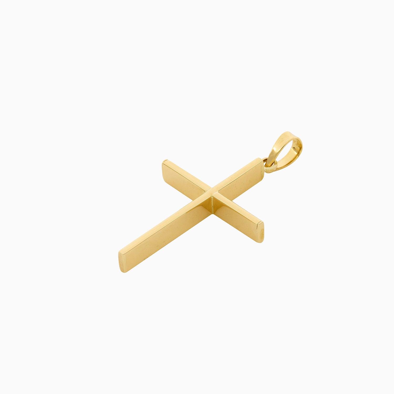 Dije Cruz Ultraligera Oro 14k