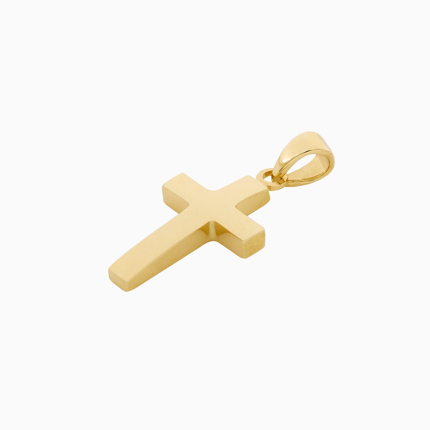 Dije Cruz Ultraligera Oro 14k