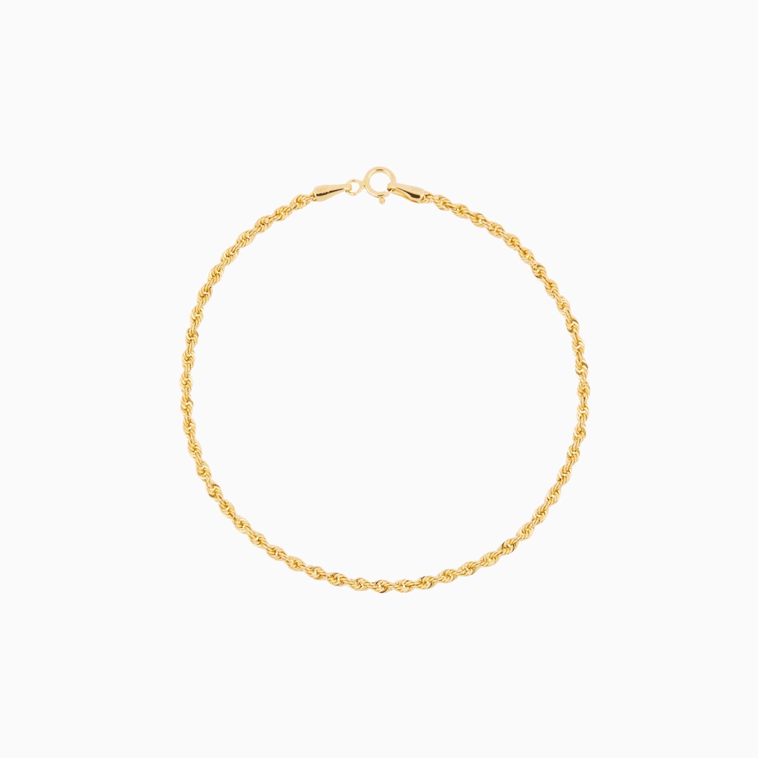 Pulso Oro 14k Tejido Torsal