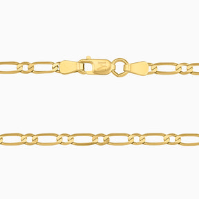 Cadena Tipo Cartier Troquelado 14K Oro Amarillo + Estuche