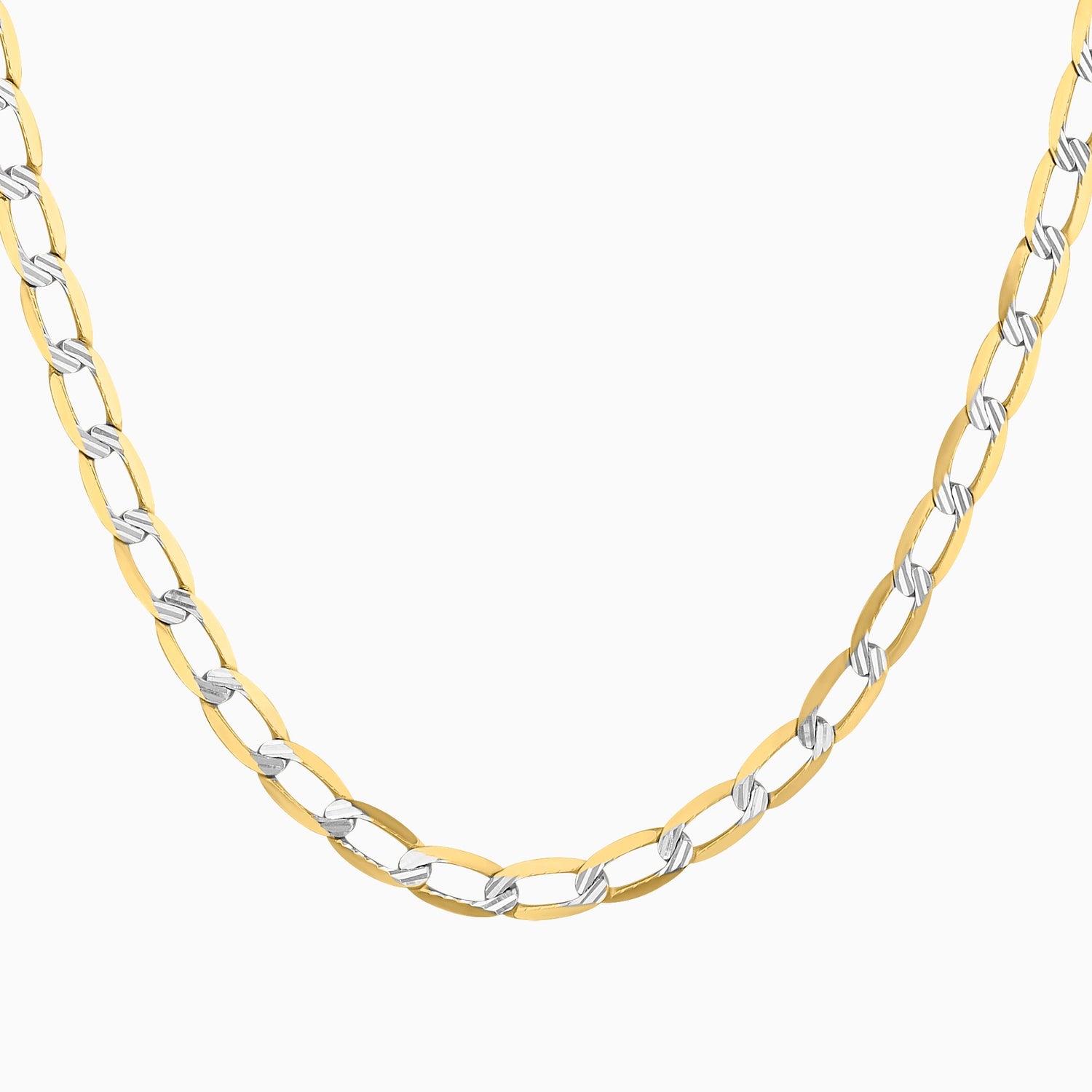 Cadena Ancla Diamantado 14K + Estuche