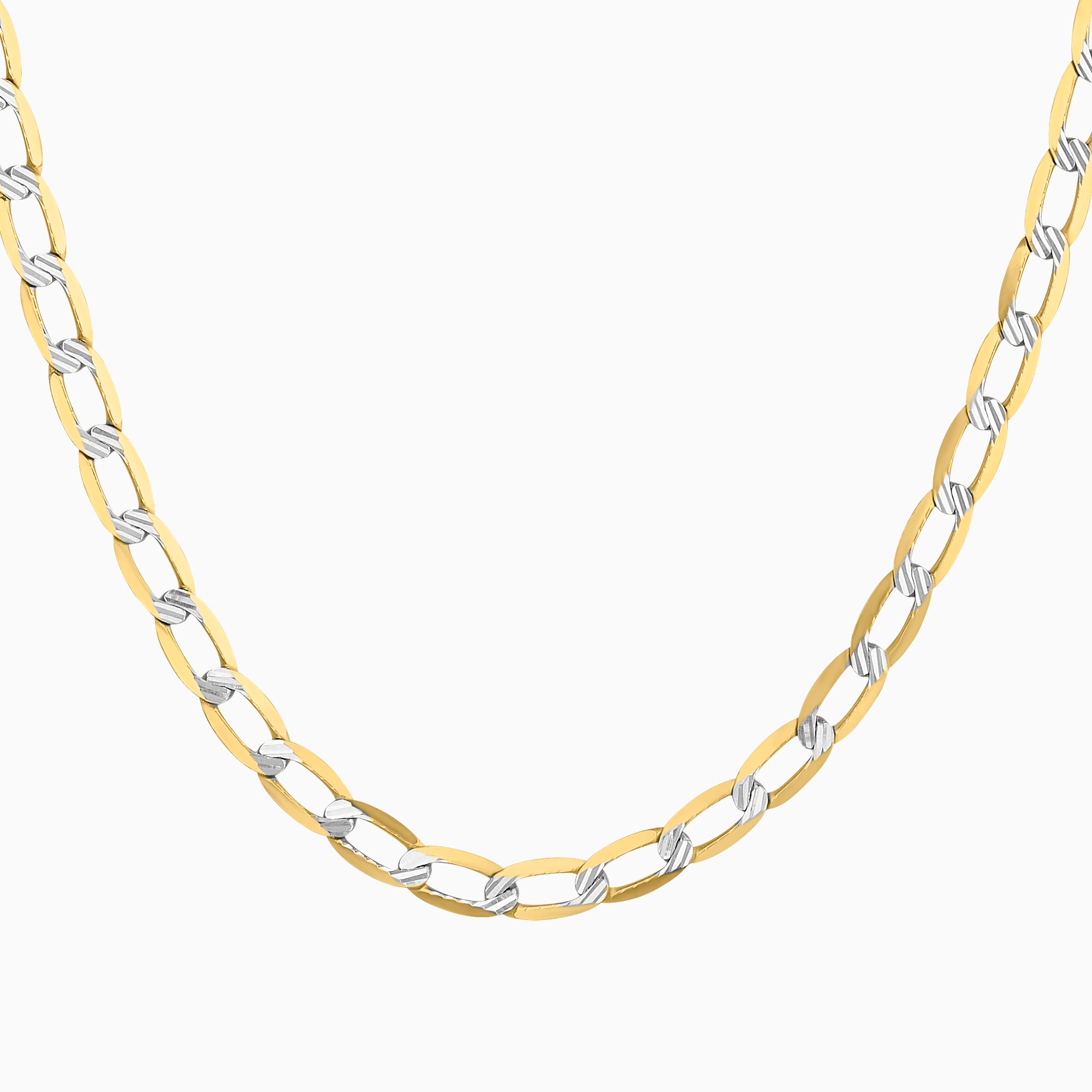 Cadena Ancla Diamantado 14K + Estuche