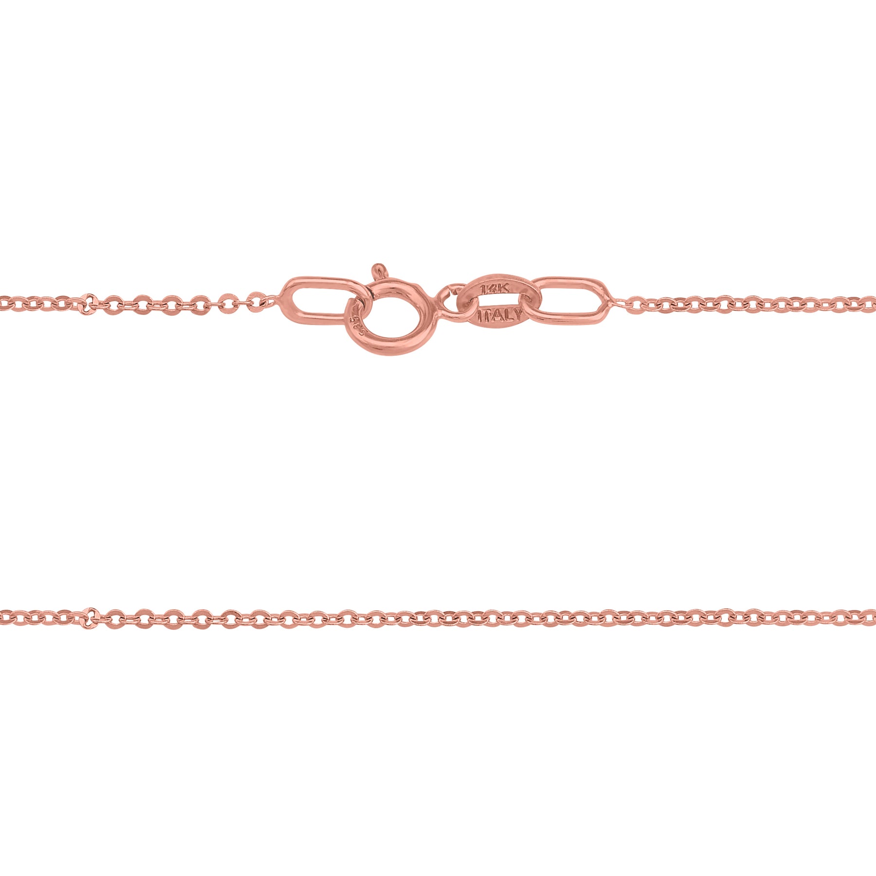 Cadena Ancla 14K Oro Rosa + Estuche