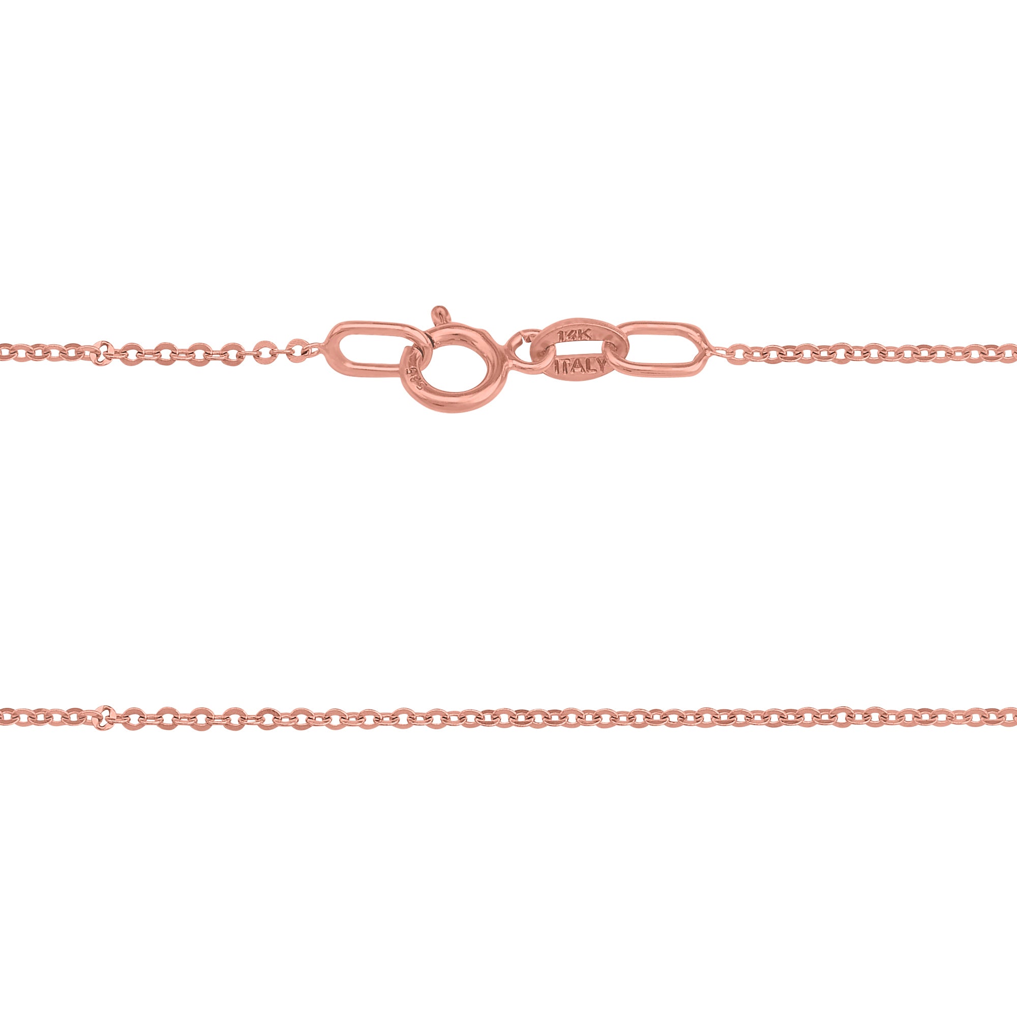 Cadena Ancla 14K Oro Rosa + Estuche