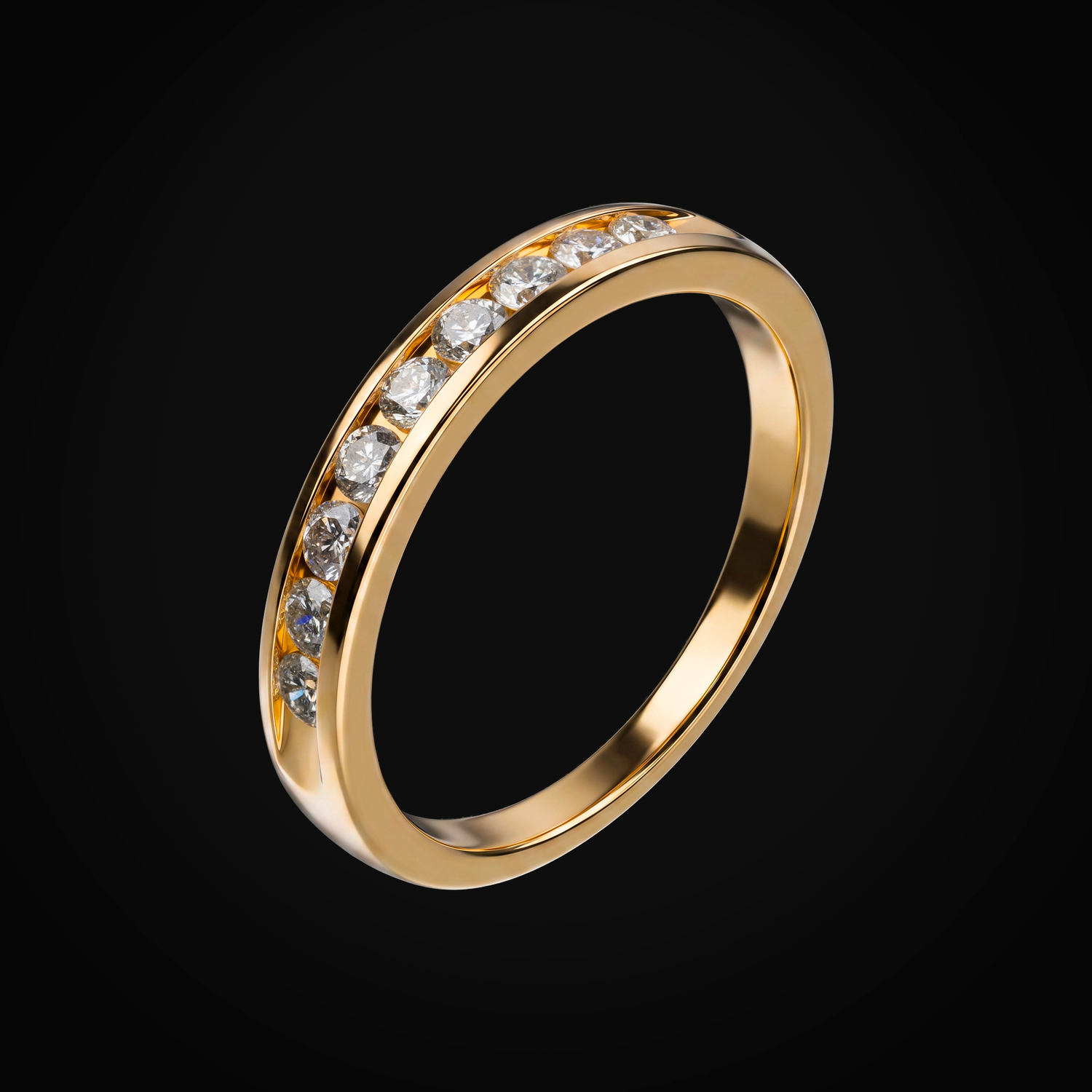 Anillo 14k Media Churumbela 2 Biceles Oro + Estuche