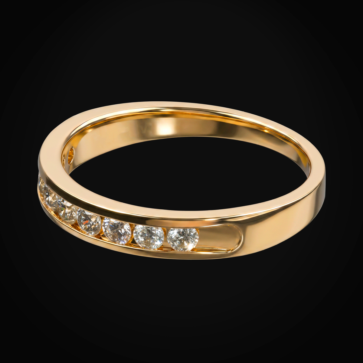 Anillo 14k Media Churumbela 2 Biceles Oro + Estuche