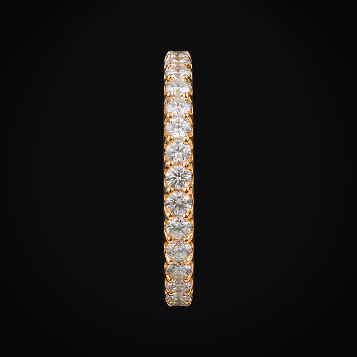 Anillo 14k Churumbela Oro Amarillo Diamantes De Mina Corte + Estuche