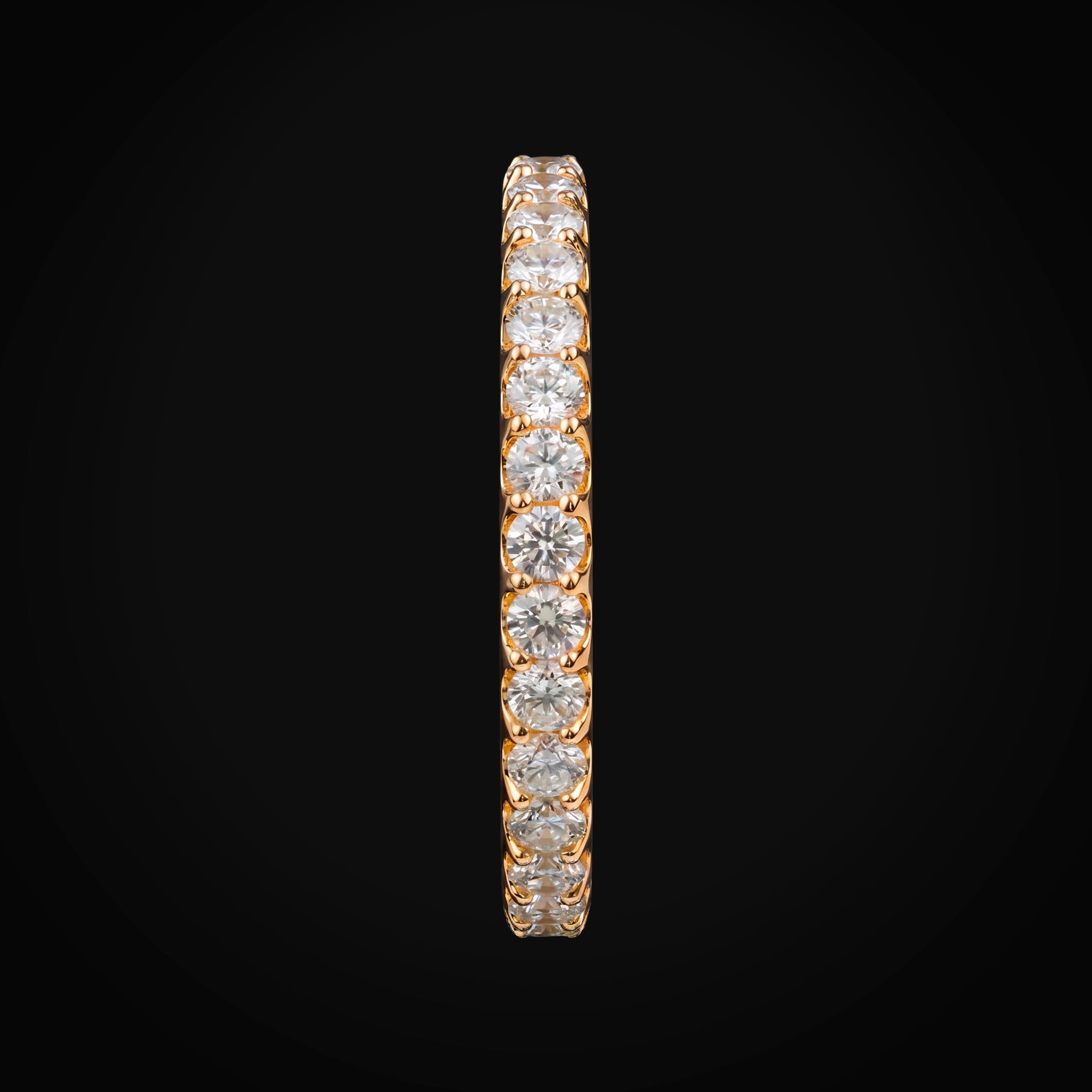 Anillo 14k Churumbela Oro Amarillo Diamantes De Mina Corte + Estuche