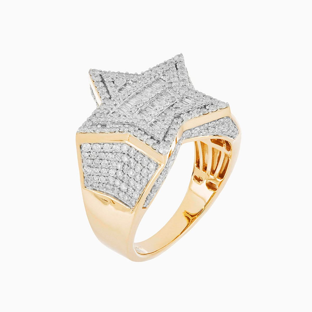 Anillo Oro 14k Figura Estrella