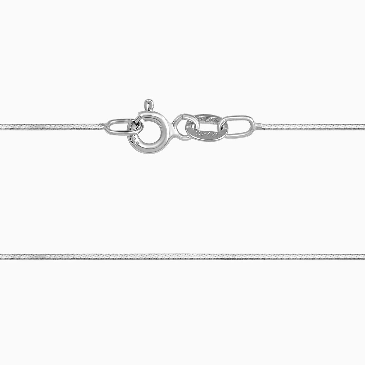 Cadena Tejido Planchado Cuadrado 14K + Estuche | cadena de oro | Maestros Joyeros