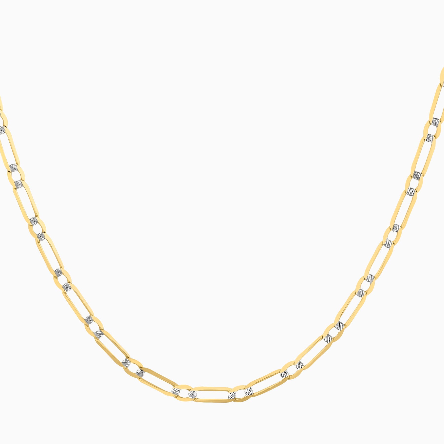 Cadena Ancla Diamantada 14K Oro Amarillo + Estuche | cadena de oro | Maestros Joyeros