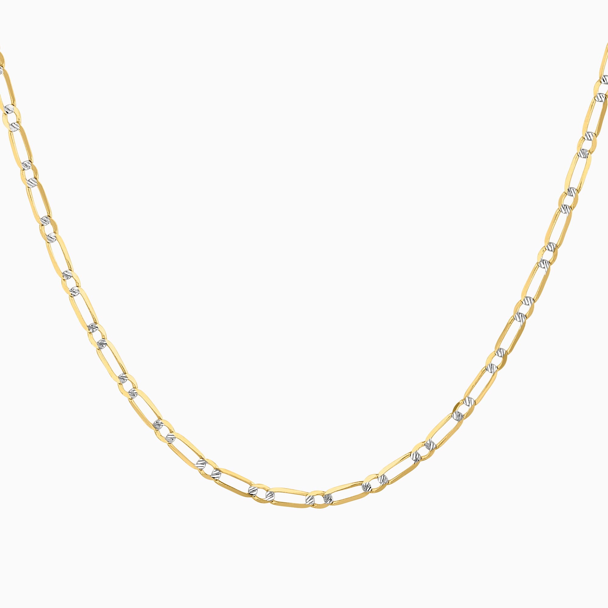 Cadena Tejido Ancla Diamantada 14K Oro Amarillo + Estuche | cadena de oro | Maestros Joyeros