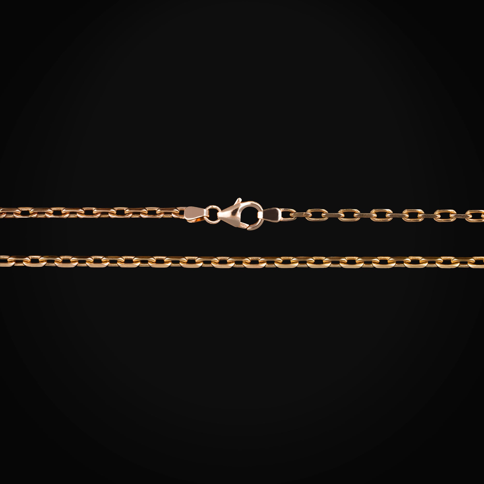 Cadena Ancla 14k Oro Rosa + Estuche | cadena de oro | Maestros Joyeros