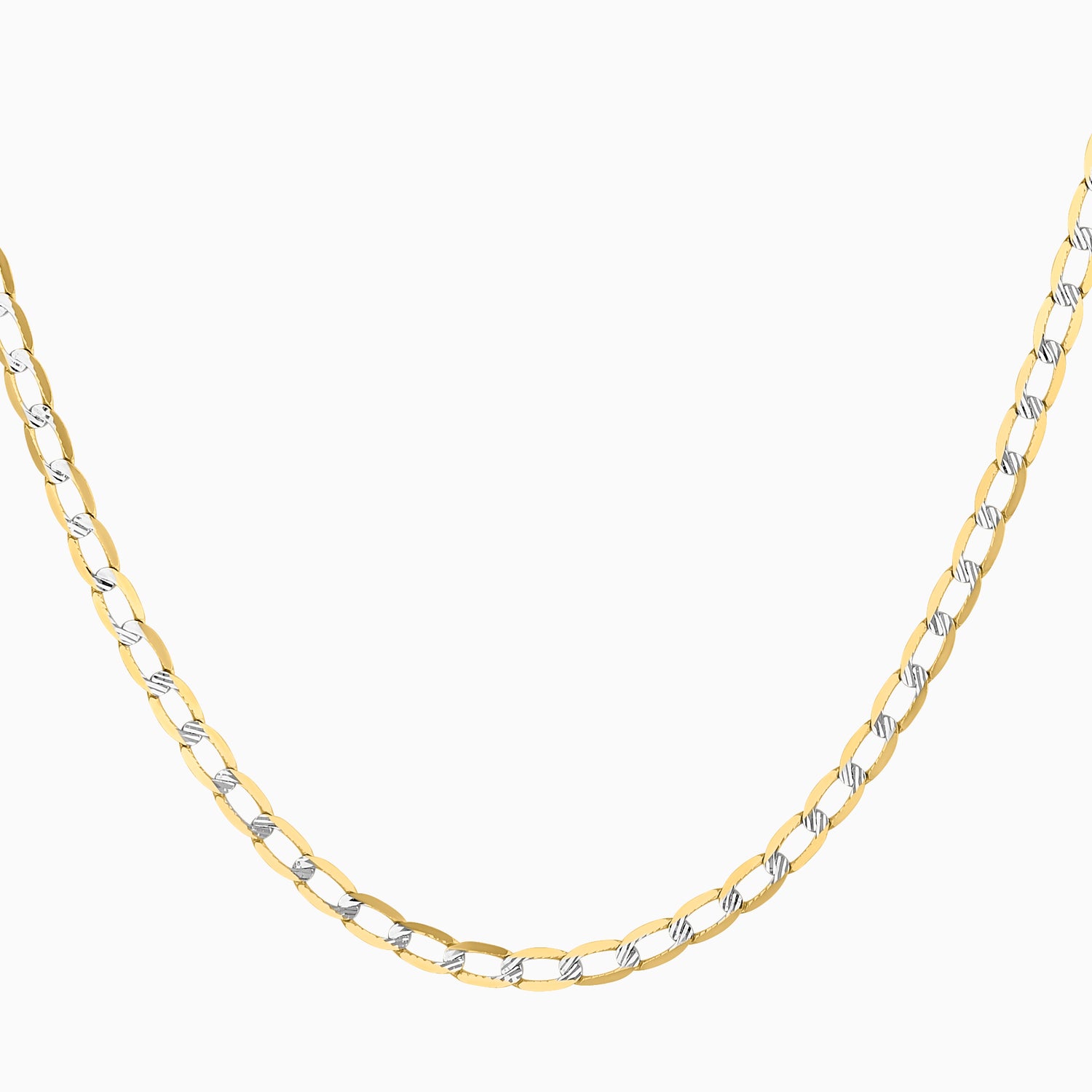 Cadena Ancla Diamantada 14K Oro Amarillo + Estuche | cadena de oro | Maestros Joyeros