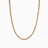 Cadena de Oro Amarillo 18k Tejido Torsal
