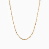 Cadena de Oro Amarillo 14k Tejido Ancla
