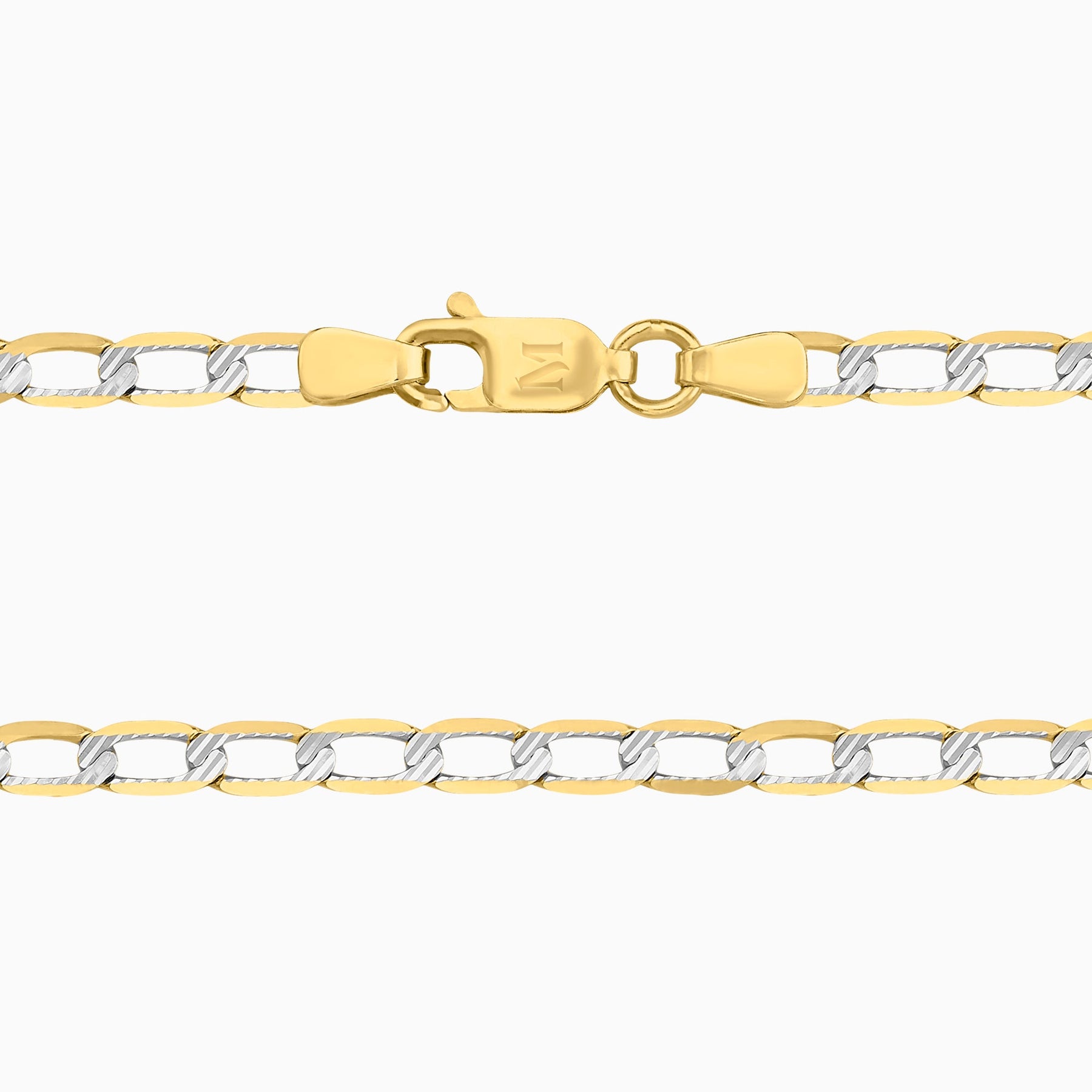 Cadena Ancla Diamantado 14K + Estuche | cadena de oro | Maestros Joyeros