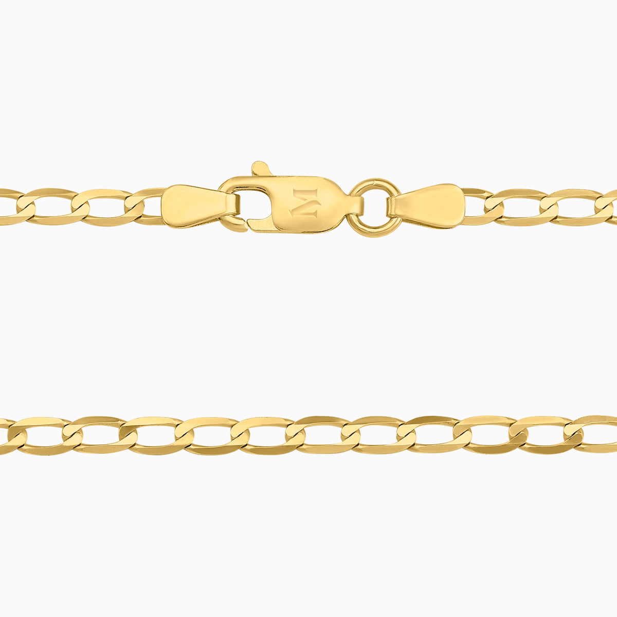 Cadena Ancla Lisa 14K Oro Amarillo + Estuche | cadena de oro | Maestros Joyeros