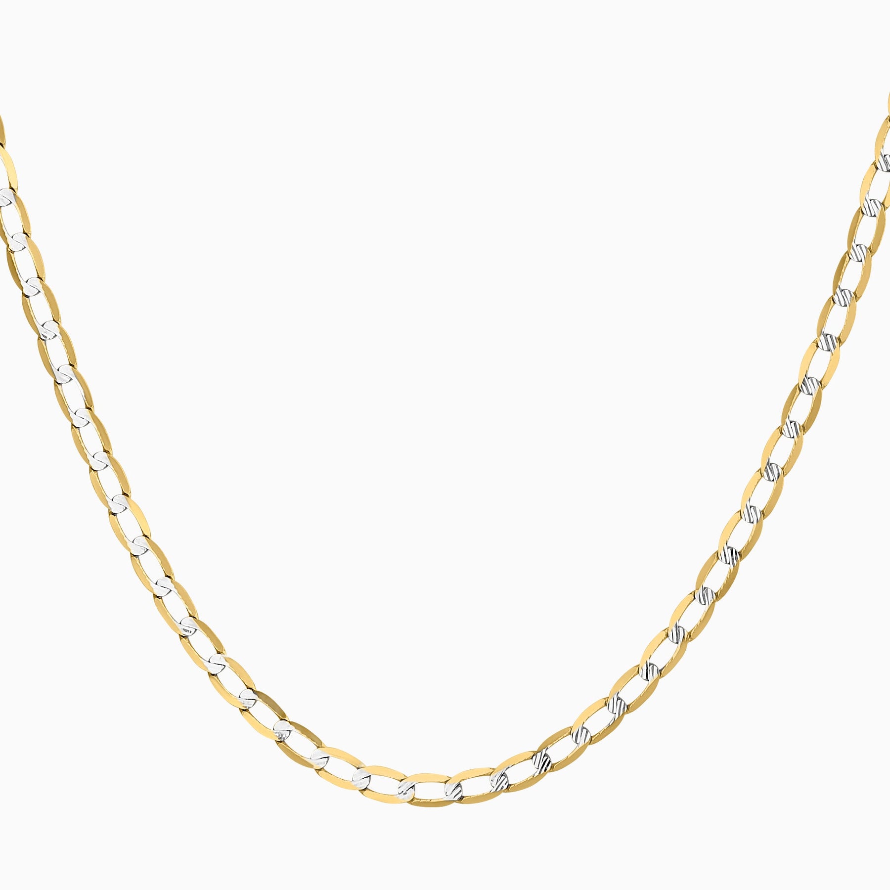 Cadena Ancla Diamantada 14K Oro Amarillo + Estuche | cadena de oro | Maestros Joyeros