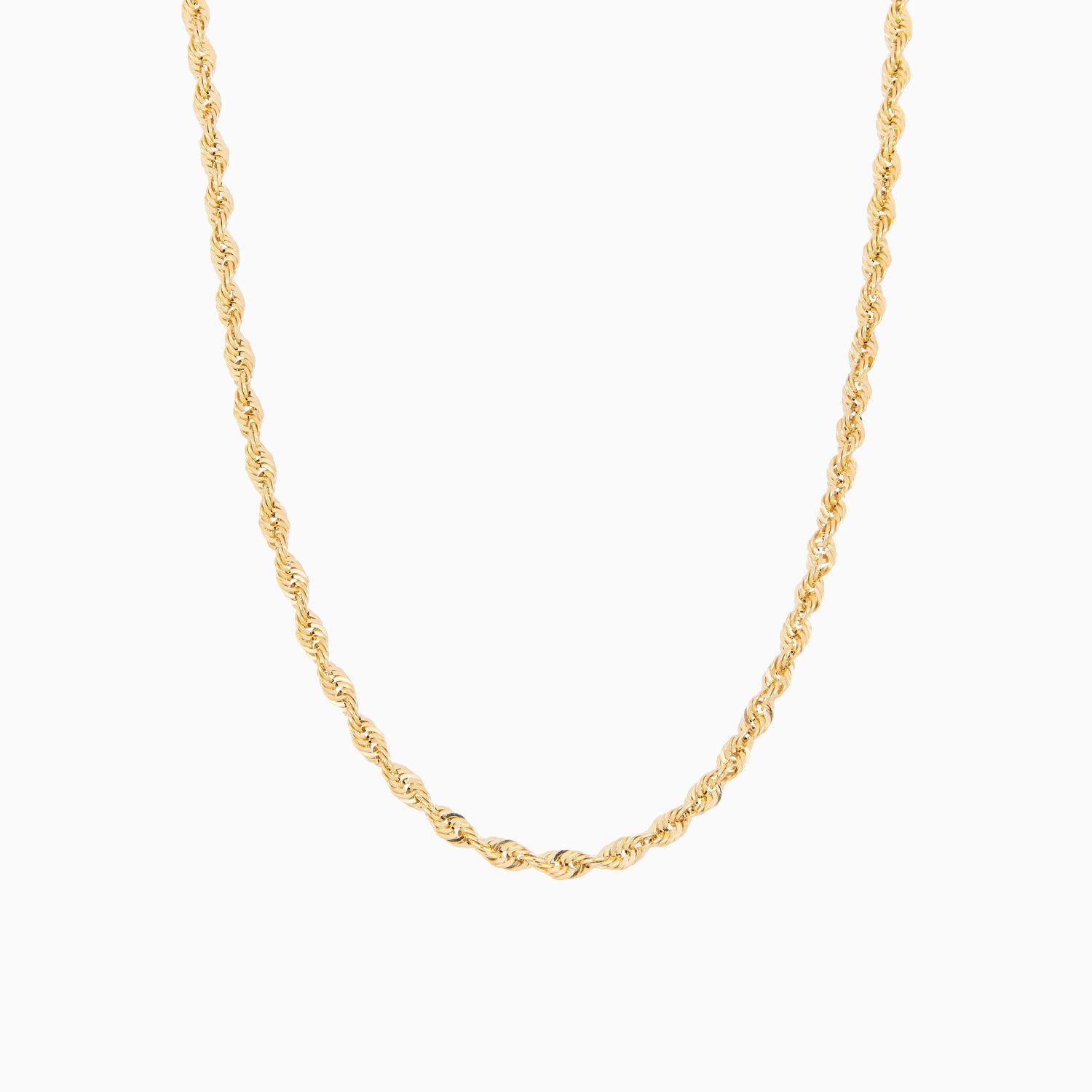Cadena de Oro 14k Tejido Torsal + Estuche