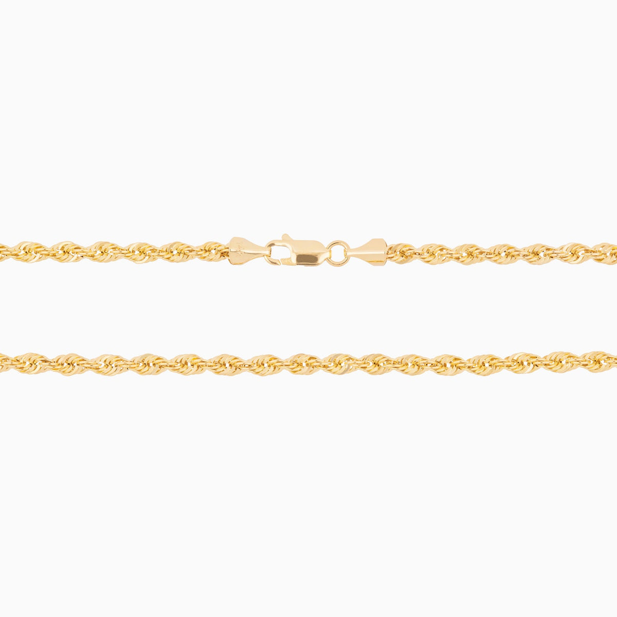 Cadena de Oro 14k Tejido Torsal + Estuche