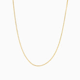 Cadena de Oro Amarillo 14k Tejido Flat Mariner