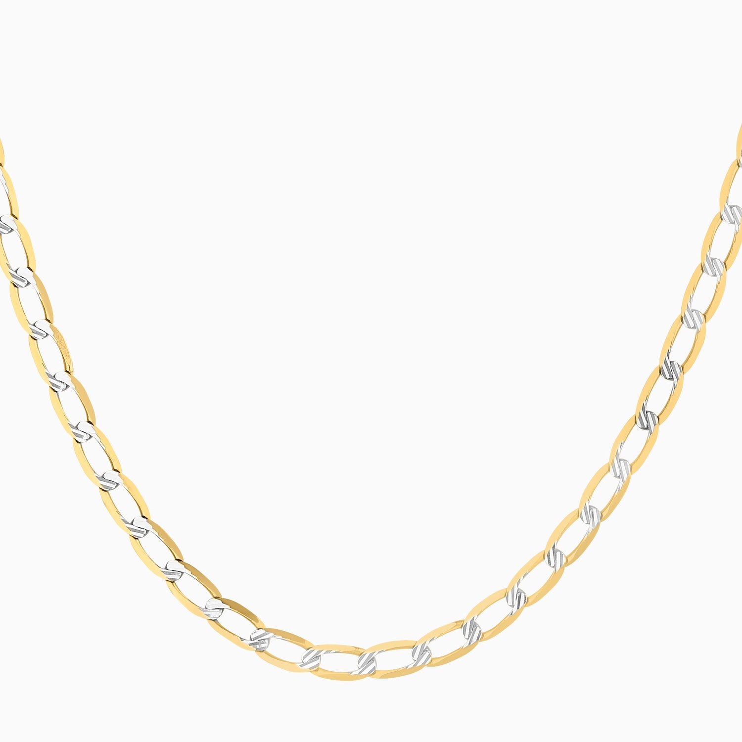 Cadena Ancla Diamantada 14K Oro Amarillo + Estuche | cadena de oro | Maestros Joyeros