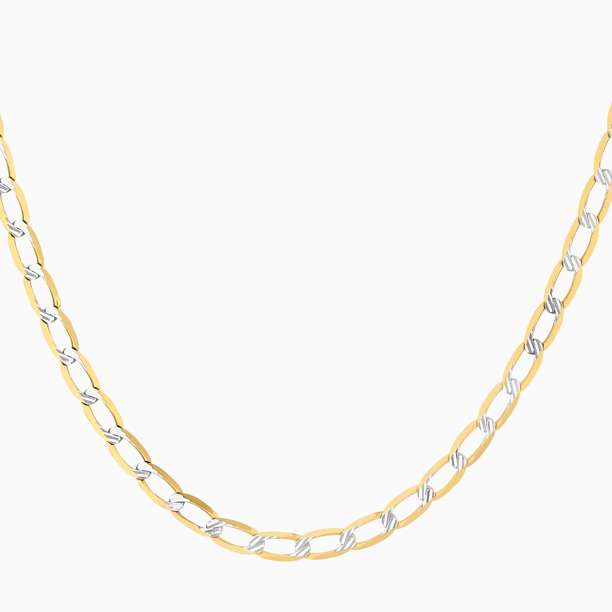 Cadena Ancla Diamantada 14K Oro Amarillo + Estuche | cadena de oro | Maestros Joyeros
