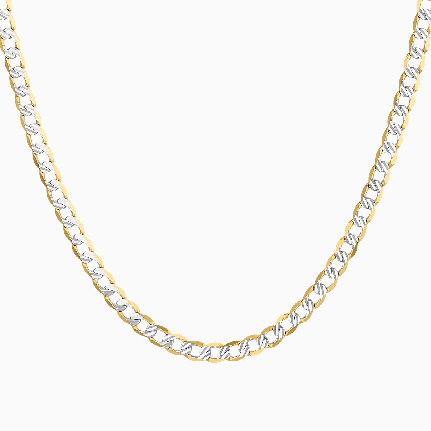 Cadena Tejido Barbado Diamantado 14k + Estuche | cadena de oro | Maestros Joyeros